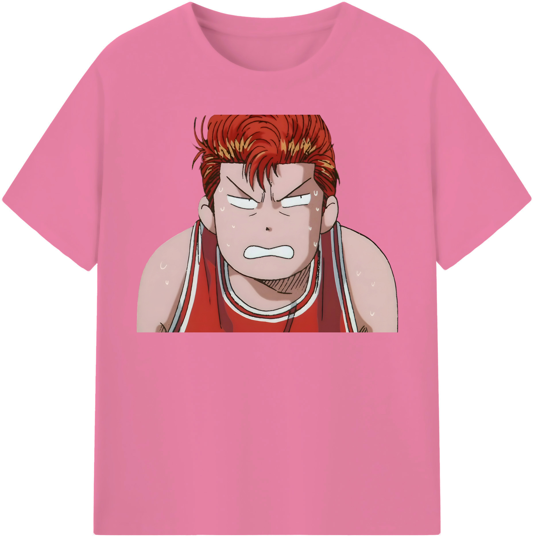 SLAM DUNK／スラムダンク 綿100％半袖Tシャツ（フロントプリント）